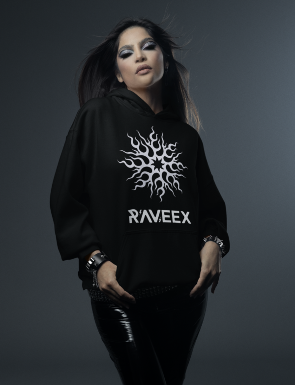 Hoodie à design frontal - Raveex - Image 4