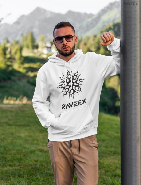 Hoodie à design frontal - Raveex - Image 6
