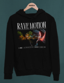Hoodie à design frontal - Rave motion
