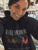 Hoodie à design frontal - Rave motion