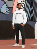 Hoodie à design frontal - TECHNO
