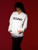 Hoodie à design frontal - TECHNO