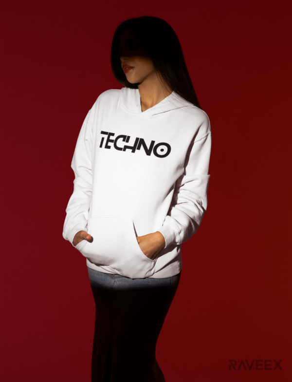 Hoodie à design frontal - TECHNO - Image 8