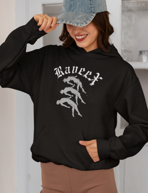 Hoodie à design frontal - Raveex - Image 5