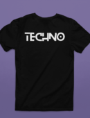 T-shirts avec design au dos - TECHNO