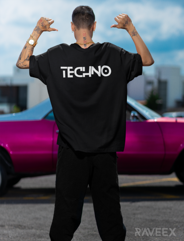 T-shirts avec design au dos - TECHNO - Image 2