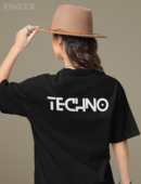 T-shirts avec design au dos - TECHNO