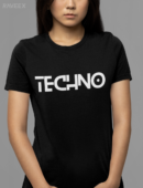 T-shirts à design frontal - TECHNO