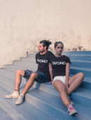 T-shirts à design frontal - TECHNO