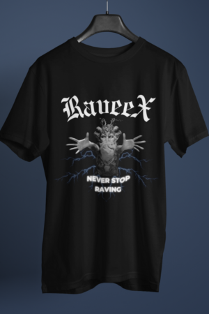 T-shirts à design frontal - Never stop raving