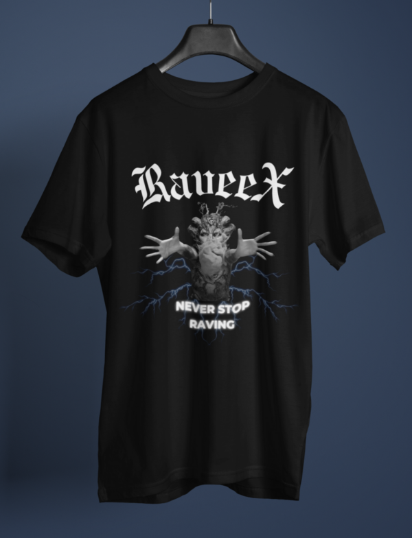 T-shirts à design frontal - Never stop raving