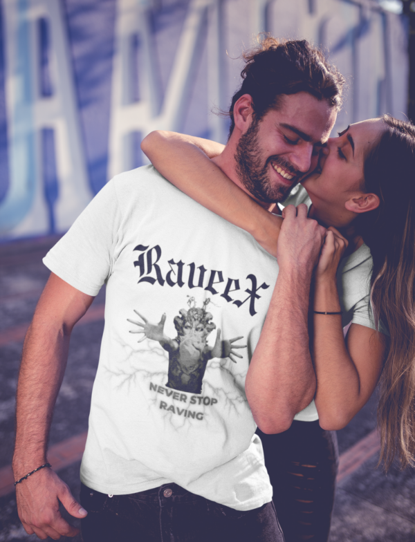 T-shirts à design frontal - Never stop raving - Image 6