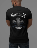 T-shirts avec design au dos - Never stop raving