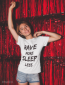 T-shirts à design frontal - Rave More – Sleep Less