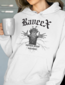 Hoodie à design frontal - Never stop raving