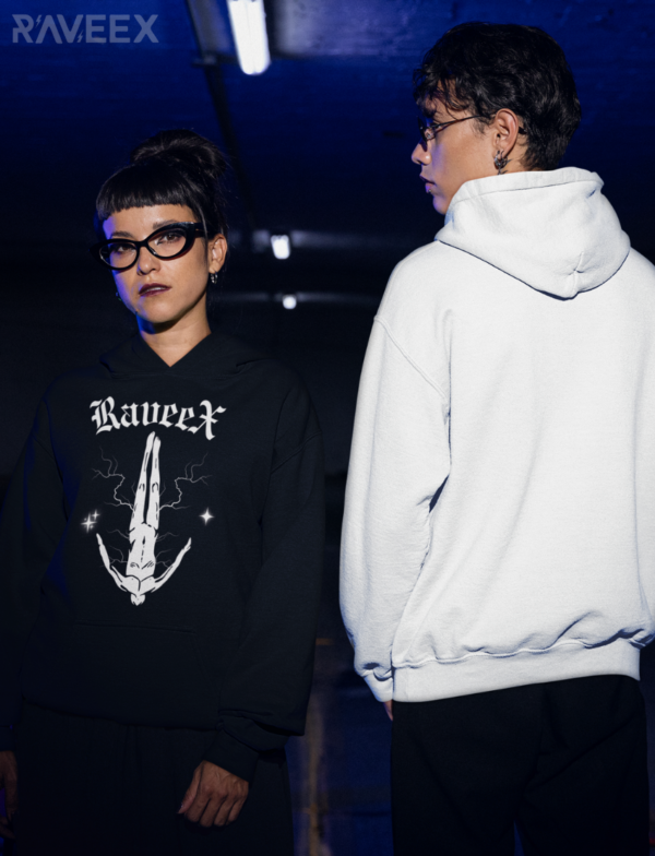 Hoodie à design frontal - Raveex AFTER LIFE - Image 4