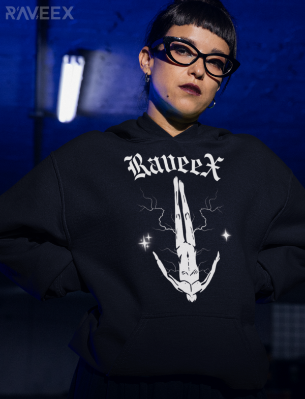Hoodie à design frontal - Raveex AFTER LIFE - Image 7