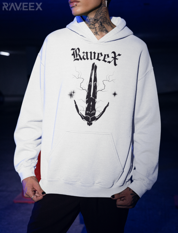 Hoodie à design frontal - Raveex AFTER LIFE - Image 9