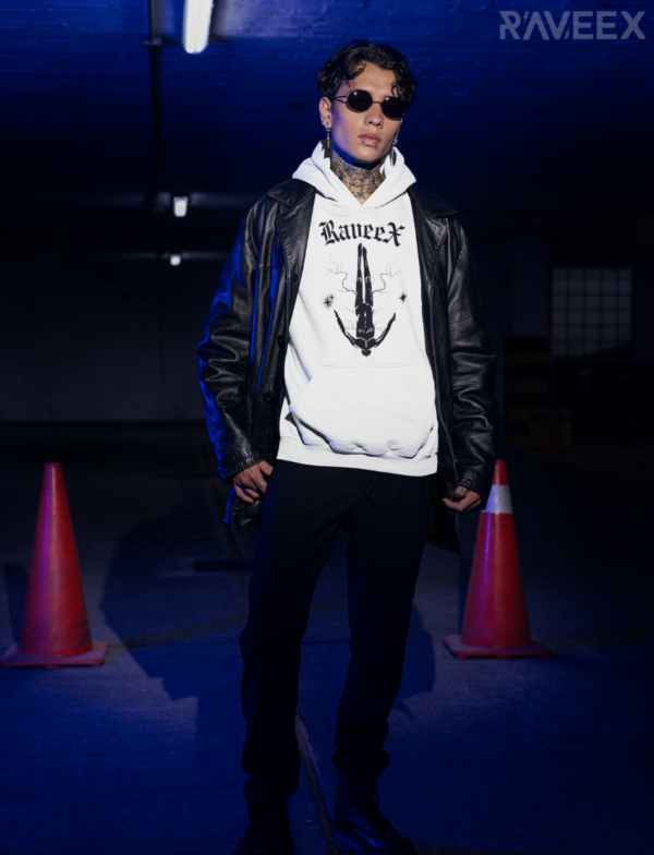 Hoodie à design frontal - Raveex AFTER LIFE - Image 8