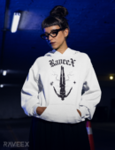Hoodie à design frontal - Raveex AFTER LIFE