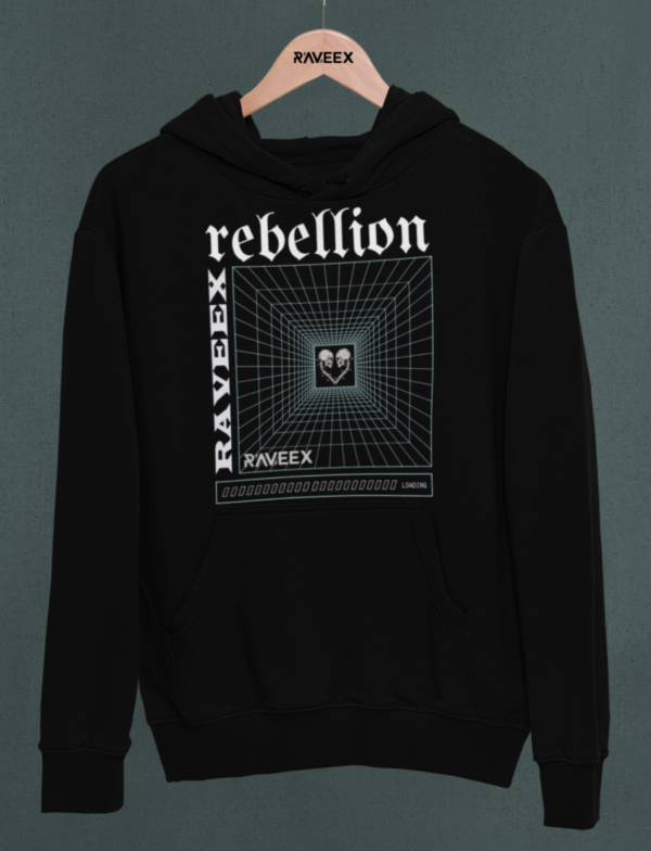 Hoodie à design frontal - Raveex