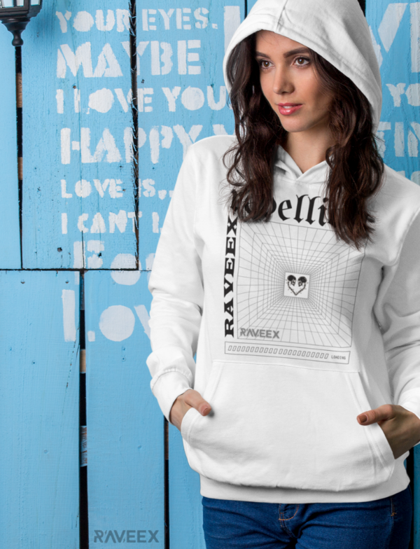 Hoodie à design frontal - Raveex - Image 5
