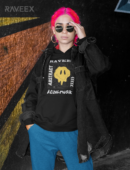 Hoodie à design frontal - Raveex - Abstract