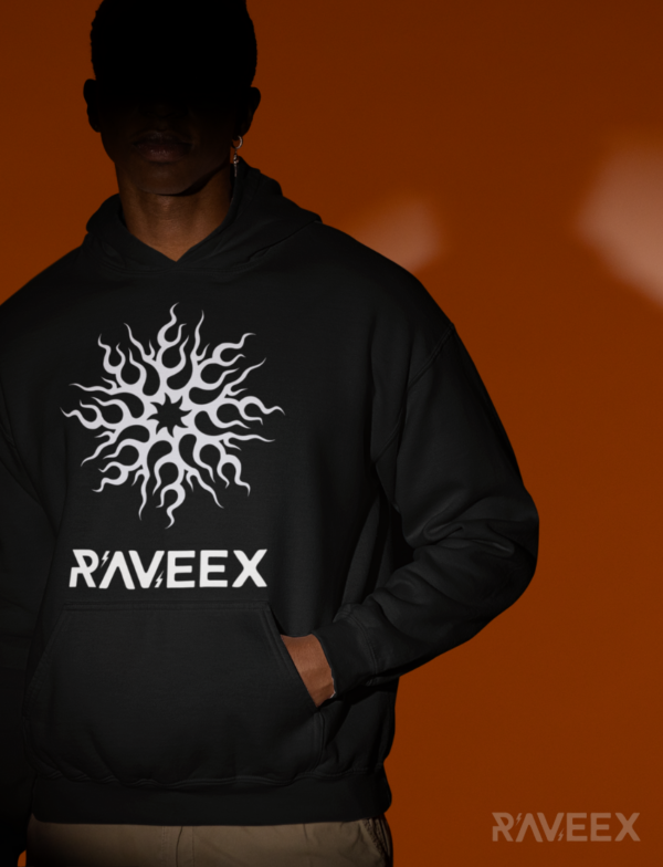 Hoodie à design frontal - Raveex - Image 2